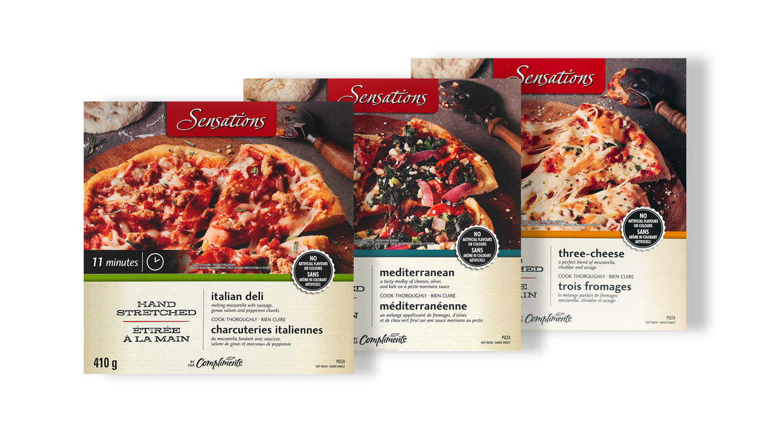 Sensations By Compliments Hand Stretched Pizzas - Sobeys Inc.