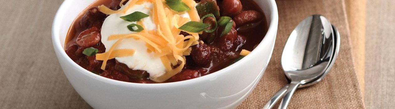 chili vegetarien aux six haricots