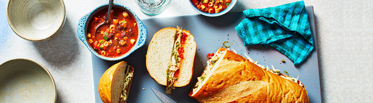 Five new takes on the classic soup & sandwich combo